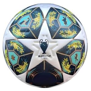 Mesin cetak kustom kulit PU bola sepak dewasa desain baru sepak bola bola kulit PU bahan TPU resmi termal dijahit - Product Image 6
