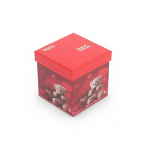 Set de 10 Ositos de Peluche en Caja Cuadrada Party Love, Decoraciones para el Día de San Valentín, Hecho en China, Modelo 47276 - Product Image 1