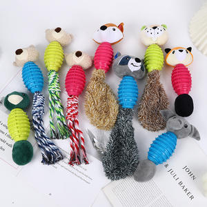 Jouet en peluche pour <span class=keywords><strong>chien</strong></span> <span class=keywords><strong>Border</strong></span> <span class=keywords><strong>Collie</strong></span> Fox Bear, jouet pour <span class=keywords><strong>chien</strong></span> en TPR pour le grincement et la mastication des dents, jouet apaisant pour <span class=keywords><strong>chien</strong></span> mignon - Product Image 1