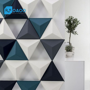 Panel Acústico Triangular de Poliéster Sólido de 9 mm, Panel Acústico de Pared para Reducción de Ruido para Estudio de Grabación, Cine, Auditorio - Product Image 1