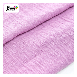 Giả Linen Kiểm Tra Sọc Jacquard Cationic 100% <span class=keywords><strong>Poly</strong></span> Slub Vải Cho Áo Sơ Mi - Product Image 5