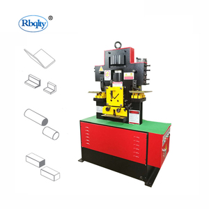 Nhà Máy bán hàng trực tiếp thủy lực ironworker 100t Máy được trang bị với cắt khối thiết bị - Product Image 1
