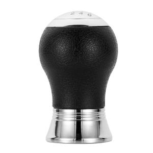 Pomo de palanca de cambios de cuero negro de 6 velocidades ergonómico para Toyota Corolla - Product Image 1