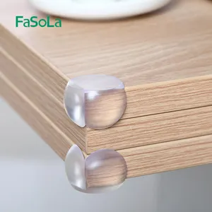 Fasola 4PCS 투명 충돌 방지 각도 테이블 아기 코너 보호 코너 가드