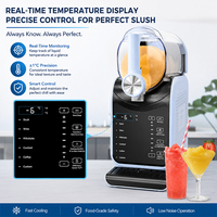 Machine à glace automatique électrique pour usage domestique et fêtes, affichage de la température, nettoyage automatique, production rapide de glace en 30 minutes