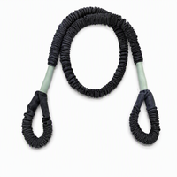Corde de résistance élastique avec poignées, bande d'entraînement de flexibilité pour le yoga, la gym à domicile et les exercices de fitness