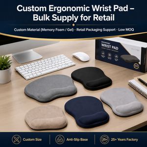 <span class=keywords><strong>Tapis</strong></span> <span class=keywords><strong>de</strong></span> <span class=keywords><strong>souris</strong></span> personnalisé <span class=keywords><strong>avec</strong></span> logo en caoutchouc imprimé, résistant à l'eau, anti-rayures, <span class=keywords><strong>avec</strong></span> <span class=keywords><strong>repose</strong></span>-<span class=keywords><strong>poignet</strong></span> - Product Image 1