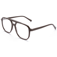 Monture de lunettes optiques Elan Optical RD26125, modèle classique populaire à double pont, monture intégrale unisexe en acétate, écologique