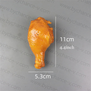 Maquette de pilon de cuisse de poulet artificielle directe d'usine réaliste faux cuisse de poulet pour les accessoires d'affichage de fenêtres de magasin de restaurant - Product Image 2