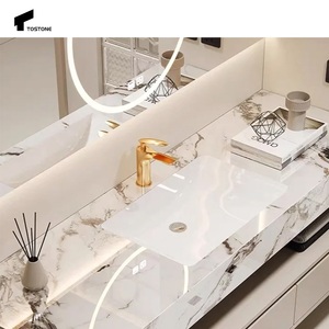Tostone mozzafiato Calacatta Viola marmo lavello un duraturo tocco di eleganza per i bagni moderni - Product Image 3