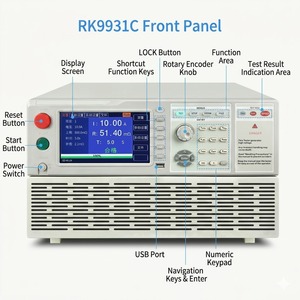 เครื่องวัดความต้านทานกราวด์กระแสตรงสูง รุ่น RK9931 ซีรีส์ 3~100A (0.01% + 1) ความแม่นยำสูงสุด 600 เมตร สำหรับการทดสอบกราวด์ของโซลาร์เซลล์และรถยนต์ไฟฟ้าในห้องปฏิบัติการ - Product Image 2