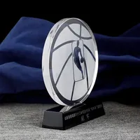 Médaille trophée de basket-ball NBA personnalisé Black Base Winner Award Gift.