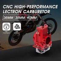 Carburateur CNC Lectron Billetron Pro Series 36 38 40 42mm pour KTM CR250 YZ125 YZ250 2 temps tout-terrain - Réglé à la main, testé sur dyno