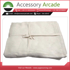 Manta de yoga lisa de algodón 100% tejida a mano de la mejor calidad, portátil e impermeable, compre de un fabricante indio - Product Image 2