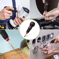 Ensemble de tournevis sans fil, tournevis électrique, tournevis rechargeable, machine à visser pour l'électronique, le bricolage de vélos