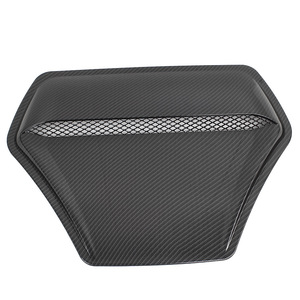 RASTP Hood Air Vent Cover Black Carbon Fiber Pattern ABS Plastic Adhesive Installation <b>Car</b> Styling <b>Decal</b> - Product Image 5