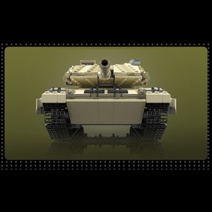 Yuxing 20020 - Modelo de Tanque Militar Leopard 2, Bloques de Construcción Eléctricos con Control Remoto, Ensamblados para Niños, Juego en Interiores y Exteriores - Product Image 5