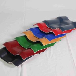 Tuiles de toit espagnoles ASA Résine synthétique Look traditionnel Performance moderne Feuilles de tuiles de toit en résine pour villas - Product Image 3