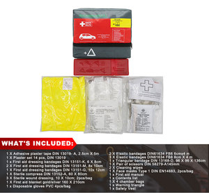 <span class=keywords><strong>Kit</strong></span> de Primeiros Socorros Automotivo 3 em 1 Gauke, Medidas de Segurança e Emergência, Atende aos Padrões <span class=keywords><strong>DIN</strong></span> <span class=keywords><strong>13164</strong></span>-2022 - Product Image 6