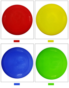 Wholesale Heada Custom Logo Custom Pattern Portable Letterpress Printed PE <b>Plastic</b> Pet Dog Saucer Flying Toy Promotional Toys - Product Image 2