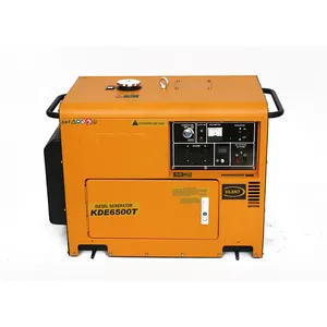 Générateur 5kw triphasé silencieux pour moteur diesel, livraison gratuite