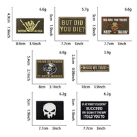 Patchs tactiques personnalisés brodés avec fixation Velcro, style camping, pour gilet, sac à dos, casquette, chapeaux, équipement de plein air