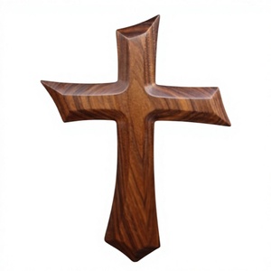 Cruz de Madera Rústica para Pared, Escultura Religiosa, Diseño Art Deco, Lavable, Decoración para el Hogar, Sala de Estar, Hoteles y Resorts - Product Image 6
