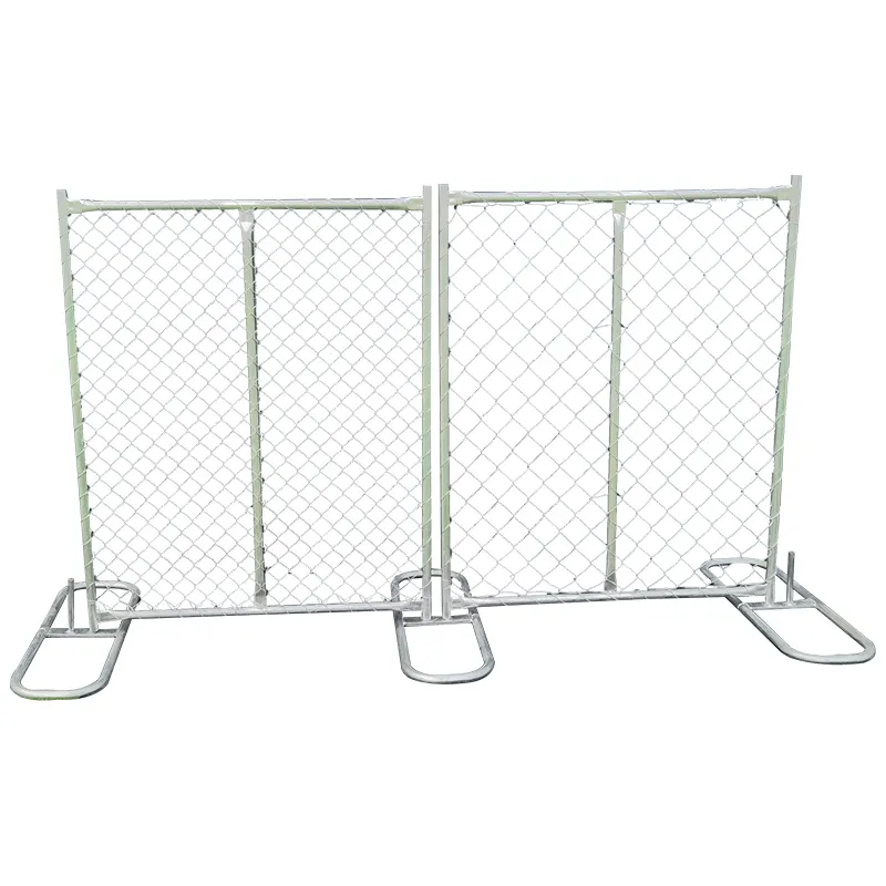 EUA popular galvanizado 6x12 ft removível chain link temporário açambarcamento cerca para aluguel