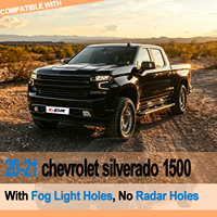 Pare-chocs avant en métal pour CHEVROLET SILVERADO 1500 2019 2020 2021 2022 2023, pièces de carrosserie automobile, pare-chocs avant, barre de protection en fer