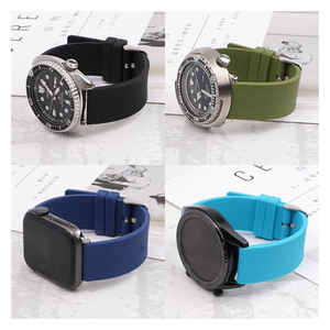 En Stock Bracelets de <span class=keywords><strong>Montre</strong></span> Sport en <span class=keywords><strong>Silicone</strong></span> Multi-Couleurs pour Hommes Femmes <span class=keywords><strong>Seiko</strong></span> <span class=keywords><strong>22mm</strong></span>, <span class=keywords><strong>Bracelet</strong></span> de <span class=keywords><strong>Montre</strong></span> Connectée pour Samsung S3 - Product Image 4