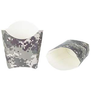 กล่องกระดาษใส่อาหารแบบใช้แล้วทิ้ง พิมพ์โลโก้ได้ สำหรับบรรจุไก่ทอด เบอร์เกอร์ อาหารแบบนำกลับ กล่องเฟรนช์ฟรายส์แบบกำหนดเอง - Product Image 1