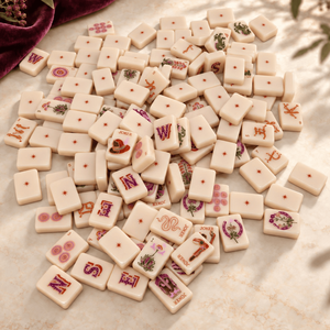 Set di Mahjong Americano di Lusso, 160 Tessere Premium in Acrilico, Motivi Incisi, Spedizione Rapida, Per Ordini all'Ingrosso, Wild Mare - Product Image 2