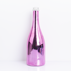 Bouteilles en verre colorées électro-plaquées aux couleurs personnalisées pour les spiritueux, le vin, la bière, le whisky, le brandy, le gin, la vodka, 750 ml - Product Image 1