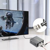 Superbat-Cable BNC HD SDI 3G, 6 pulgadas, 75 Ohm, macho, Conector recto a macho BNC, RG179