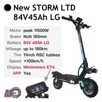 Stock UE 2026 DUALTRON NEW STORM Limited 84V 45AH Minimotors EY4 APP Trottinette électrique pliable 2500W*2 Moteur double Aluminium