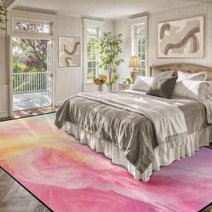 Tapis lavable <span class=keywords><strong>d</strong></span>égradé arc-en-ciel nuageux pour salle de classe, chambre, salon, salle de jeux, <span class=keywords><strong>d</strong></span>écoration intérieure - Product Image 6