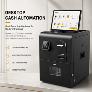 Kiosque <span class=keywords><strong>ATM</strong></span> pour l'acceptation de billets avec recyclage de billets, système de dépôt et de retrait d'espèces, terminal de paiement en libre-service Linux Windows Android - Product Image 2