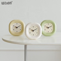Horloge de bureau en bois de haute qualité de conception originale WOZOOM, horloge de luxe, horloge de table moderne à faire soi-même pour les bureaux et les tables à domicile