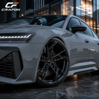 Jantes forgées CF 19 20 21 pouces 5x112 PCD 78.1 CB pour voitures particulières, compatibles avec Audi RS6 RS7 RS5 RS4 Track Rim
