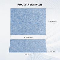 Panneaux muraux insonorisants en mousse de polyester feutré haute densité 9 mm pour hôtel moderne, bureau, maison, studio