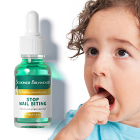 Traitement liquide en gel professionnel non toxique double face pour arrêter de se mordre les ongles pour enfants et adultes, arrêter de sucer son pouce