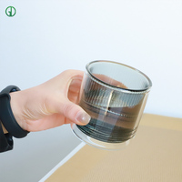 Tasses en verre en gros d'usine, tasses à sublimation, tasses à eau créatives, tasses en verre transparent et coloré