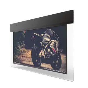 55 pollici a doppia faccia soffitto negozio finestra Display LCD schermo pubblicitario ad alta luminosità appeso doppio lato segnaletica digitale