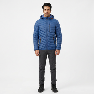 Classic Stand Puffer <b>Jacket</b> for <b>Men</b> Quilted Thick <b>Warm</b> Padded Winter Breathable Quick Dry Outerwear Streetwear Casual Fashion - Product Image 1
