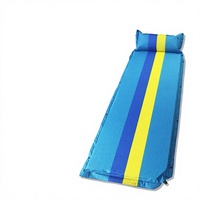 Coussin gonflable automatique pour une personne, coussin de camping, coussin de repos, matelas portable en PVC antidérapant et résistant à l'humidité