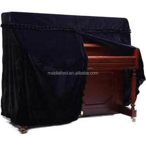 Tissu anti-poussière pour <span class=keywords><strong>piano</strong></span> droit simple de style européen haut de gamme Housse anti-poussière pour <span class=keywords><strong>piano</strong></span> en velours épais pour pianos verticaux - Product Image 3