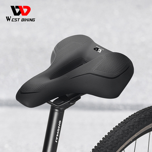 Sella per Bicicletta WEST BIKING in Spugna Altamente Elastica, Comoda per Bici da Strada e Mountain Bike, Design Cavo per Ciclismo - Product Image 6