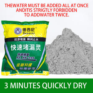Mortier de réparation à séchage rapide Dessini pour l'arrêt des fuites et la réparation des fissures des murs et des salles de bain - Product Image 1
