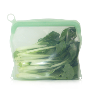 Reusable Silicone Food <b>Storage</b> Bag Wholesale Food Grade Eco-Friendly Silicone Reusable Fresh Sealed Silicone Food <b>Storage</b> Bag - Product Image 1