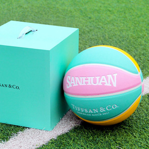 Ballon de basketball modèle SHF, tailles 4-7, matériau PU anti-humidité, gravure personnalisée, Linyi Shandong - Product Image 6